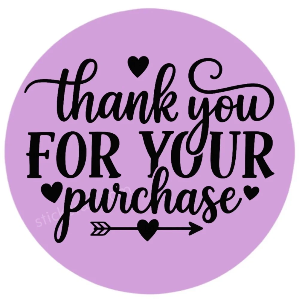 Thank You for Your Purchase Stickers – 2